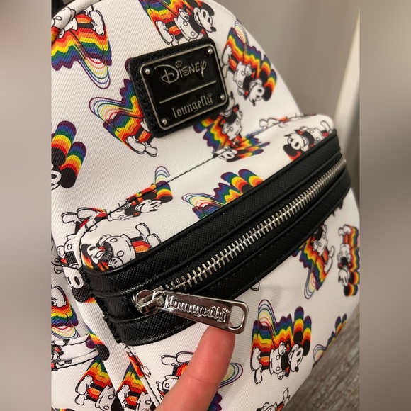 Disney Loungefly Mickey Pride Backpack - Picture 2 of 12